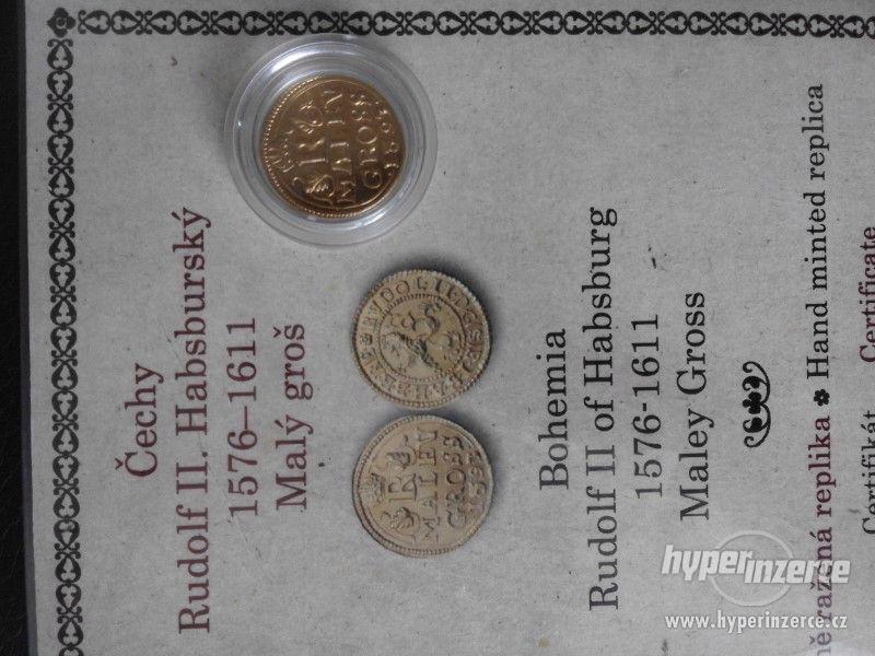 Malý groš Rudolfa II.- replika mince - foto 3