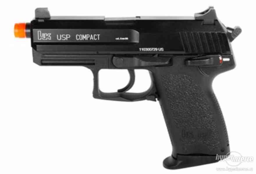AirSoft pistole Heckler&Koch USP Compact GAS - foto 1