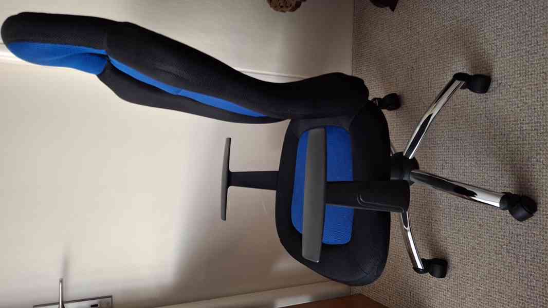 Kancelářské křeslo CESAR modré K80 - foto 2