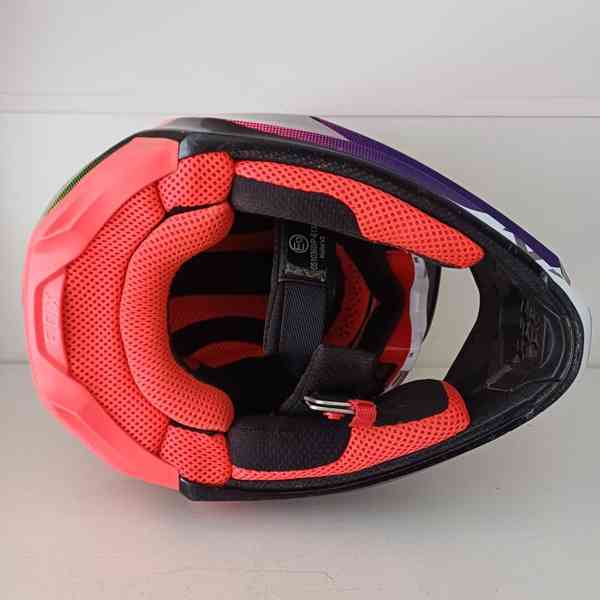 Motokrosová přilba Fox Racing V2 Voke + brýle 100%  - foto 7