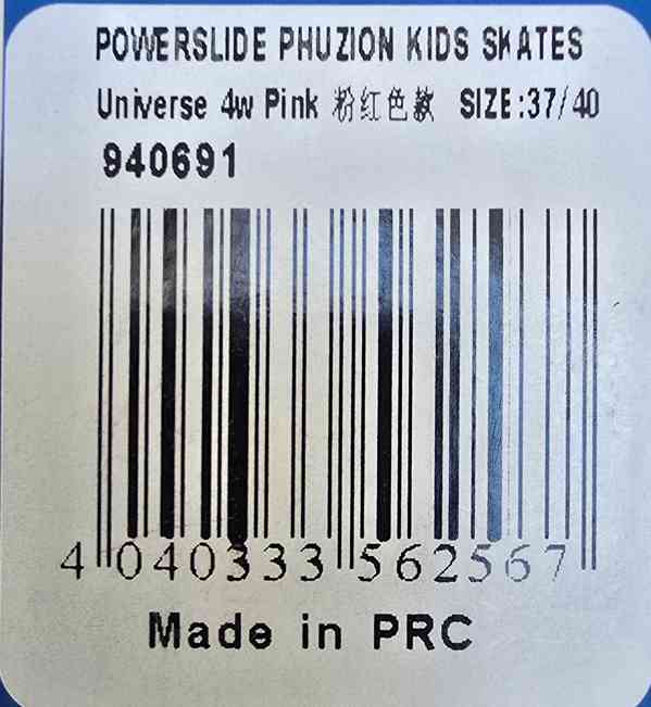 POWERSLIDE Phuzion Universe 4W Pink adj. 37-40 EU - foto 3