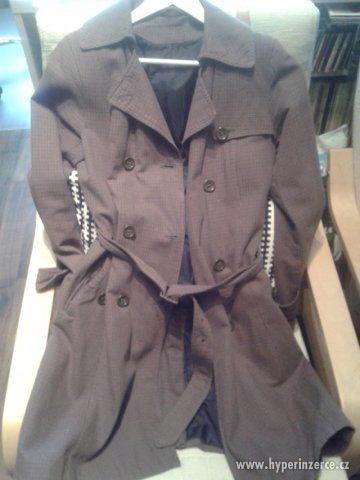 Hnědo-šedý kabát zn. H&M - vel. M - foto 2