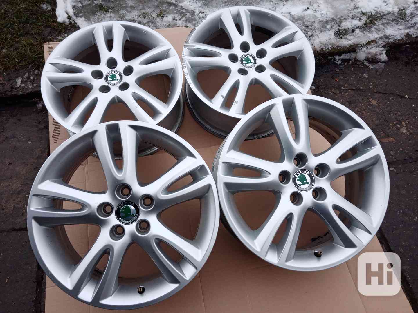 Alu kola 16ky 5x100 ŠKODA SEAT VW AUDI - dobírka možná - foto 1