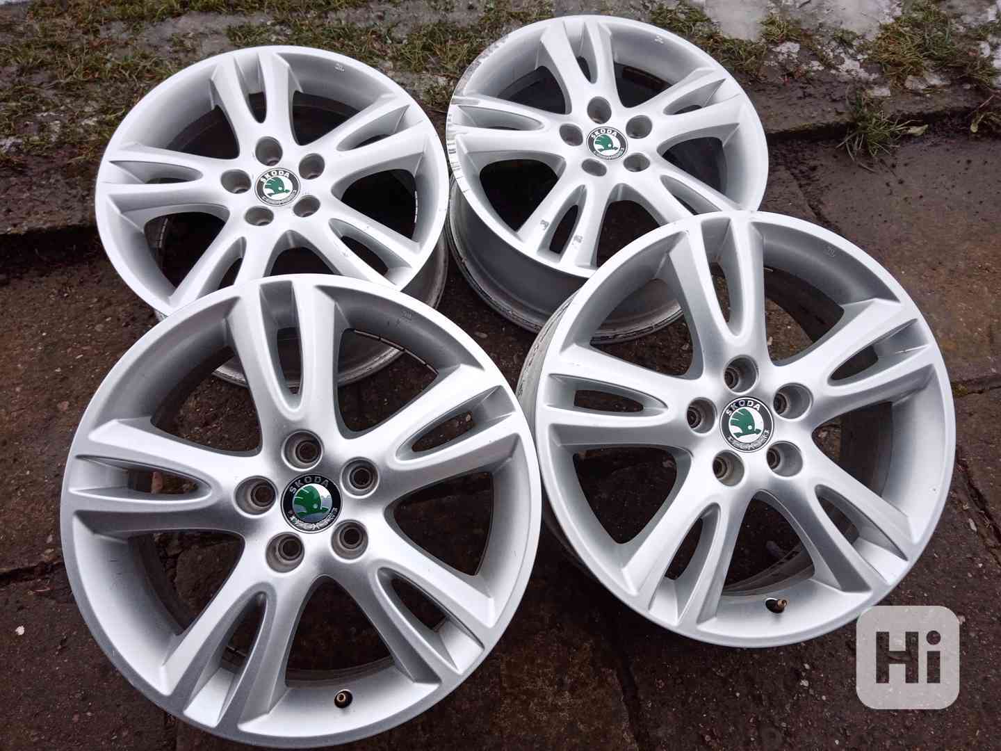 Alu kola 16ky 5x100 ŠKODA SEAT VW AUDI - dobírka možná - foto 1
