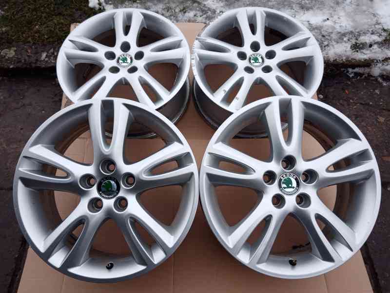 Alu kola 16ky 5x100 ŠKODA SEAT VW AUDI - dobírka možná - foto 3