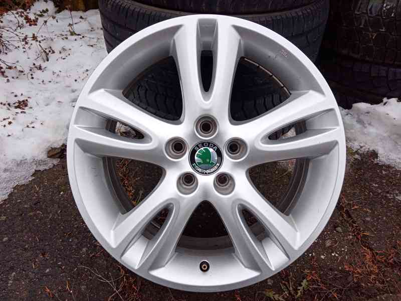 Alu kola 16ky 5x100 ŠKODA SEAT VW AUDI - dobírka možná - foto 2
