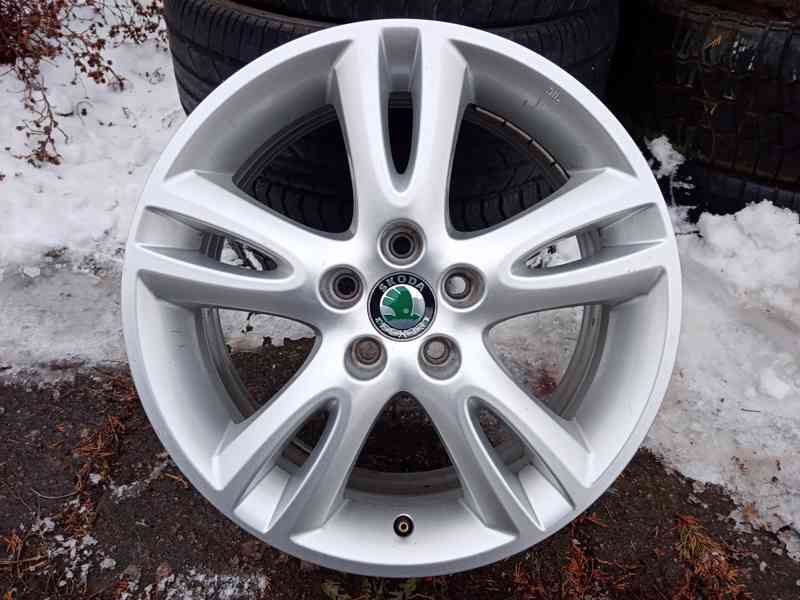 Alu kola 16ky 5x100 ŠKODA SEAT VW AUDI - dobírka možná - foto 2