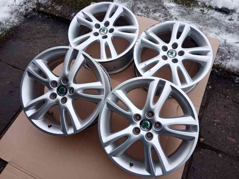 Alu kola 16ky 5x100 ŠKODA SEAT VW AUDI - dobírka možná - foto 5