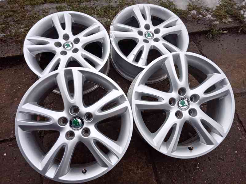 Alu kola 16ky 5x100 ŠKODA SEAT VW AUDI - dobírka možná - foto 1