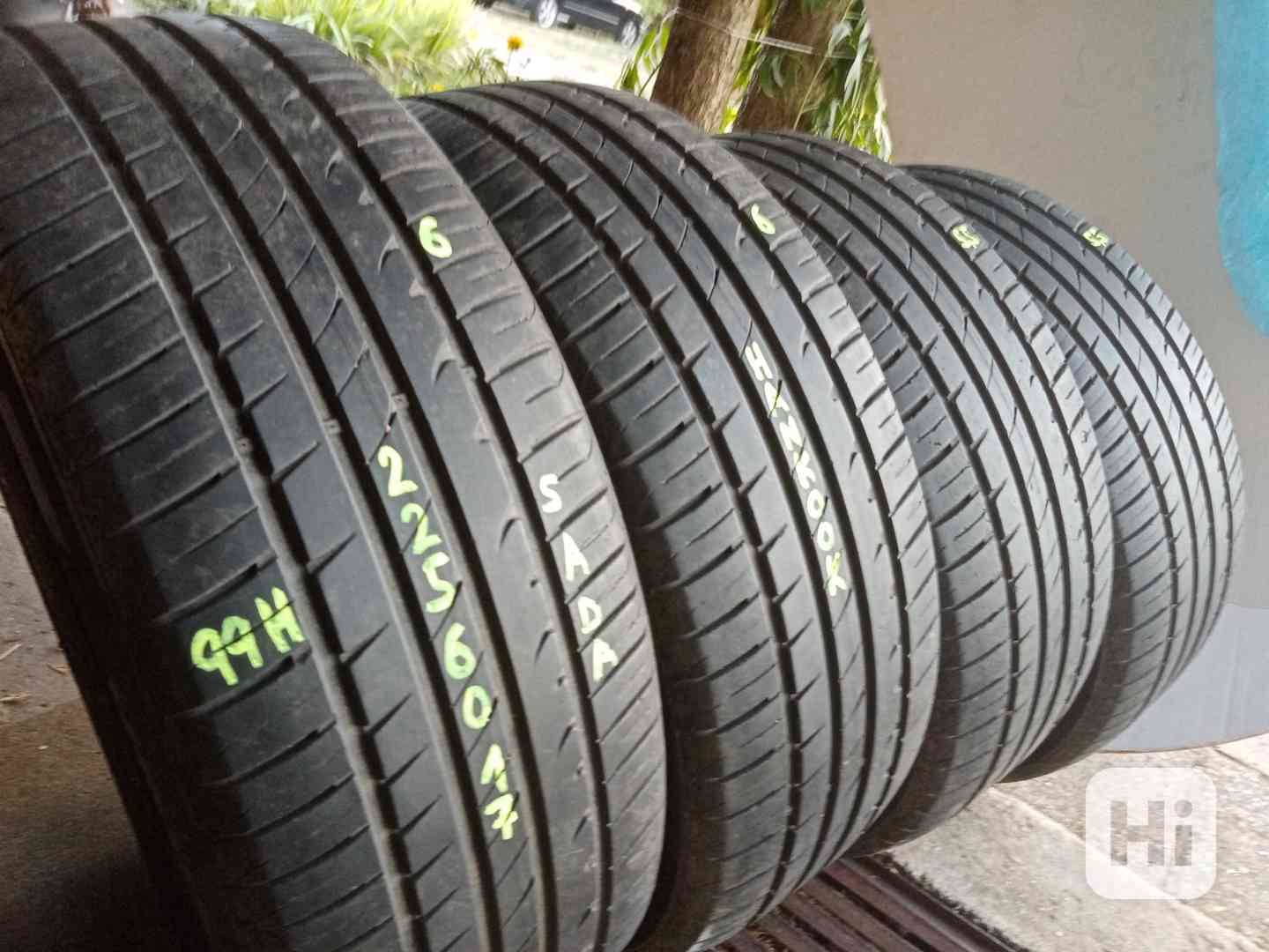 Letní pneu 4kusy 225/60/17 vzorek 80% HANKOOK - dobírka - foto 1
