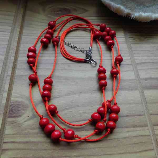 Náhrdelník - třešničky na krátko - foto 4