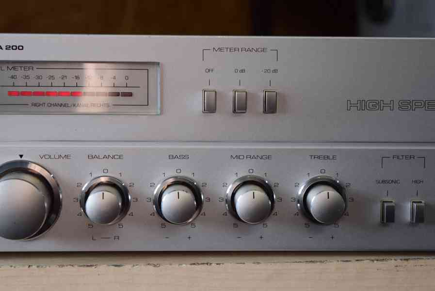 TELEFUNKEN RA200 KVALITNÍ VINTAGE STEREO ZESILOVAČ - foto 3