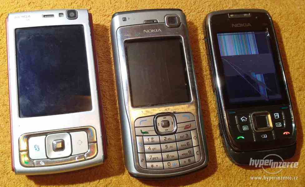 Nokia N95 +Nokia N70 +Nokia E66 -k opravám!!! - foto 1