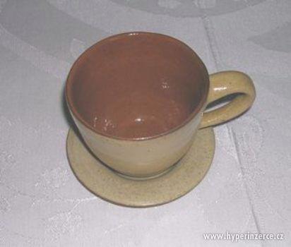 Neužívaná keramika: dóza / cukřenka a šálek - foto 3