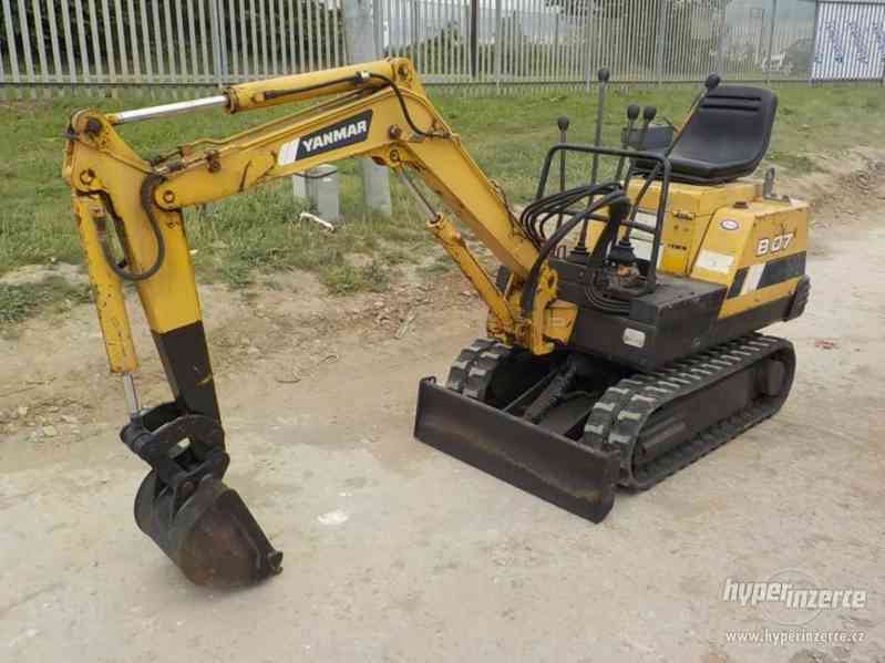 Bagr, minibagr, rypadlo, minirypadlo Yanmar B07 - foto 1
