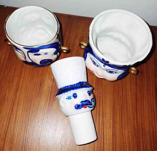 Korostenské porcelánové hrnky s obličeji - foto 2