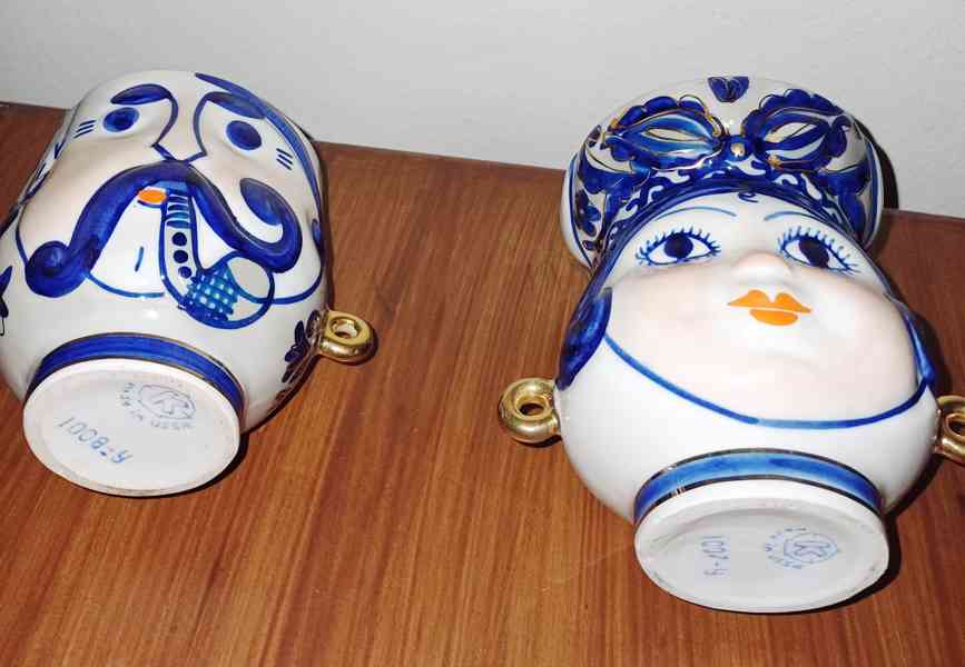 Korostenské porcelánové hrnky s obličeji - foto 3