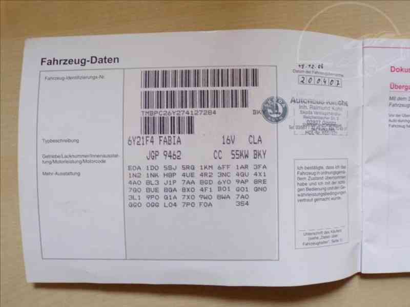 Škoda Fabia 1,4 16V KLIMA - foto 13