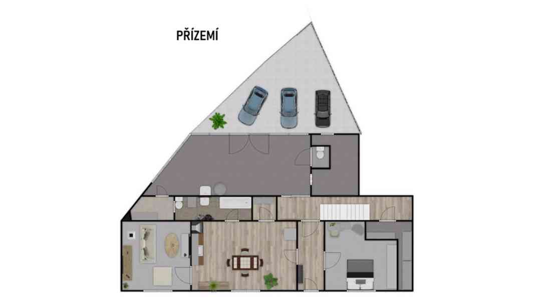 PRONÁJEM RODINNÉHO DOMU 4+1 O CP 201 M2 V OBCI ČEBÍN  - foto 11