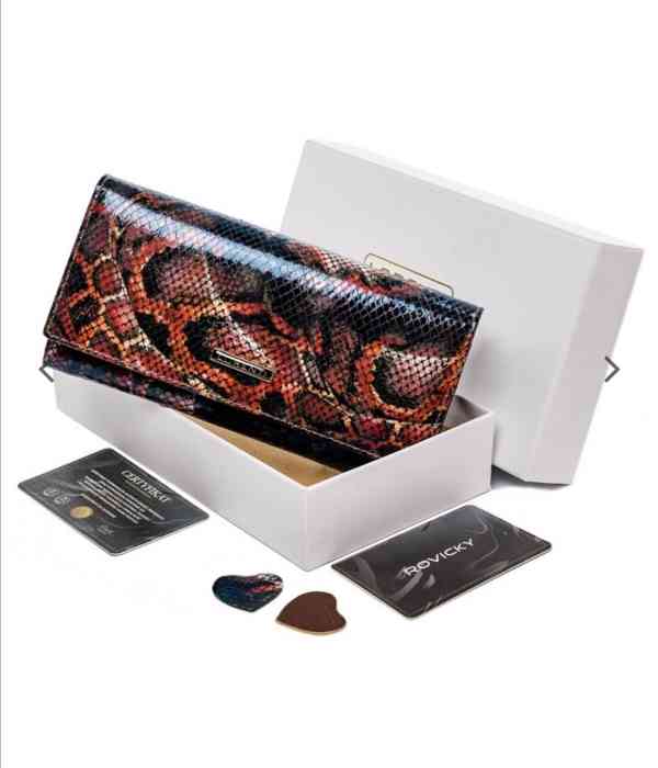 Luxusní kožené peněženky z přírodní lakované kůže Lorenti  - foto 5