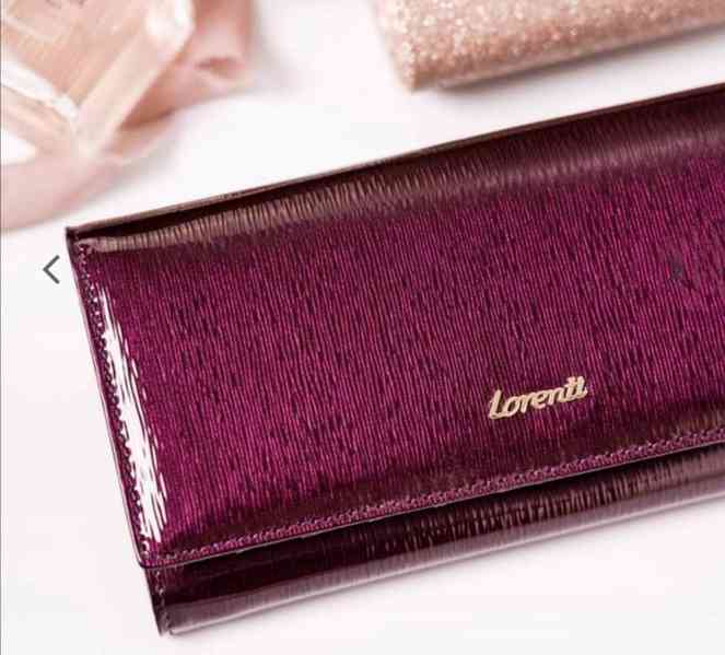 Luxusní kožené peněženky z přírodní lakované kůže Lorenti  - foto 13