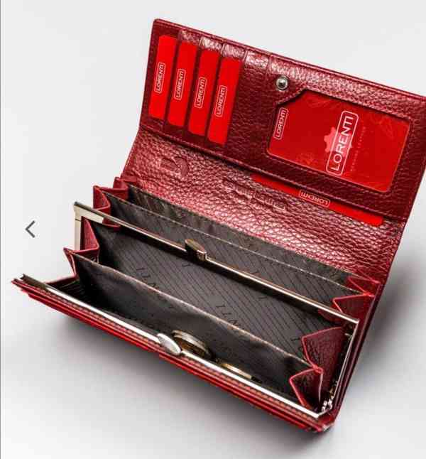 Luxusní kožené peněženky z přírodní lakované kůže Lorenti  - foto 12