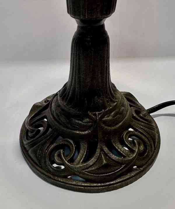STARÁ elektrická lampa litina porcelán TOP! - foto 3