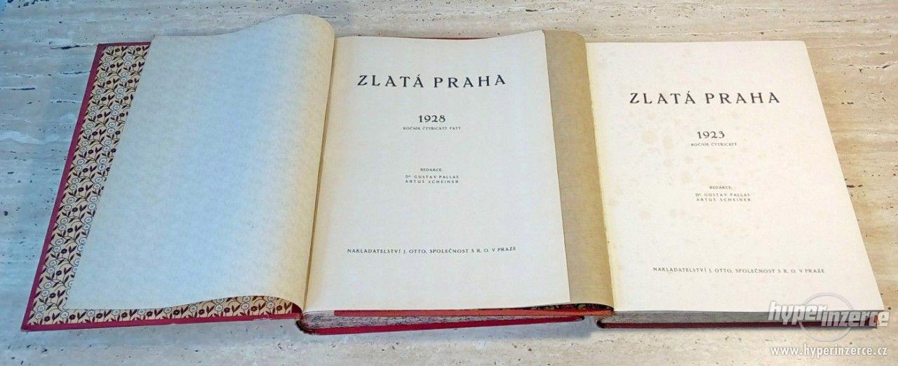 Časopisy Zlatá Praha, kompletní ročníky 1923 a 1928 - foto 2