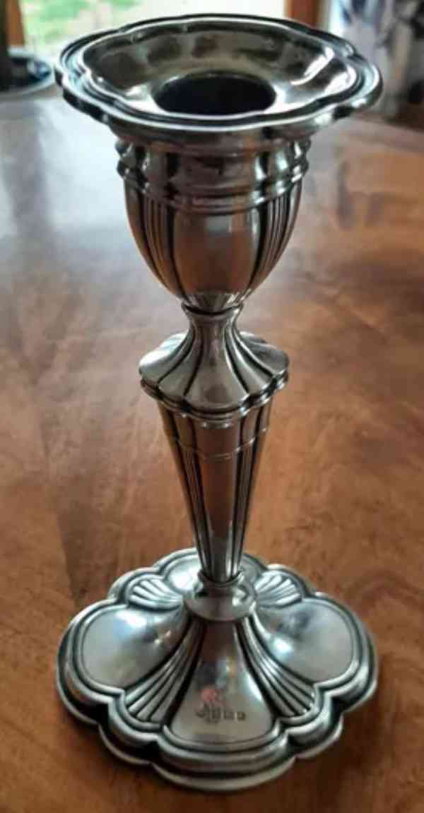 Svícen stříbrný  - foto 2