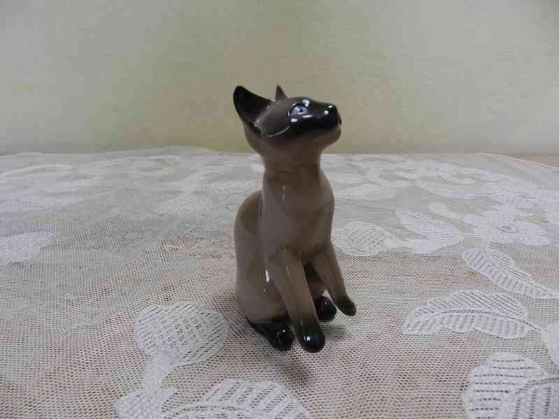 Porcelánová Plastika Kočka Kodaň Copenhagen - foto 6