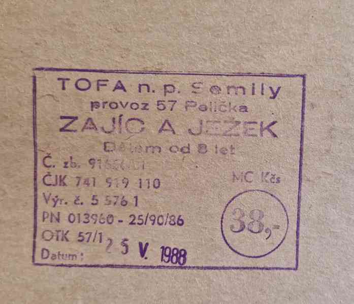 Zajíc a ježek,Loupežníci - TOFA a Magická tabulka - foto 3