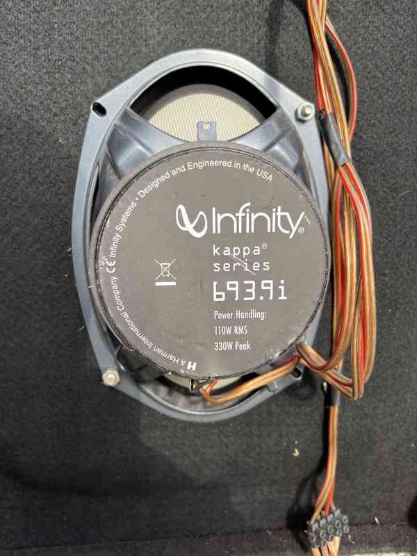 Reproduktory INFINITY Kappa - plato GOLF4 - foto 6