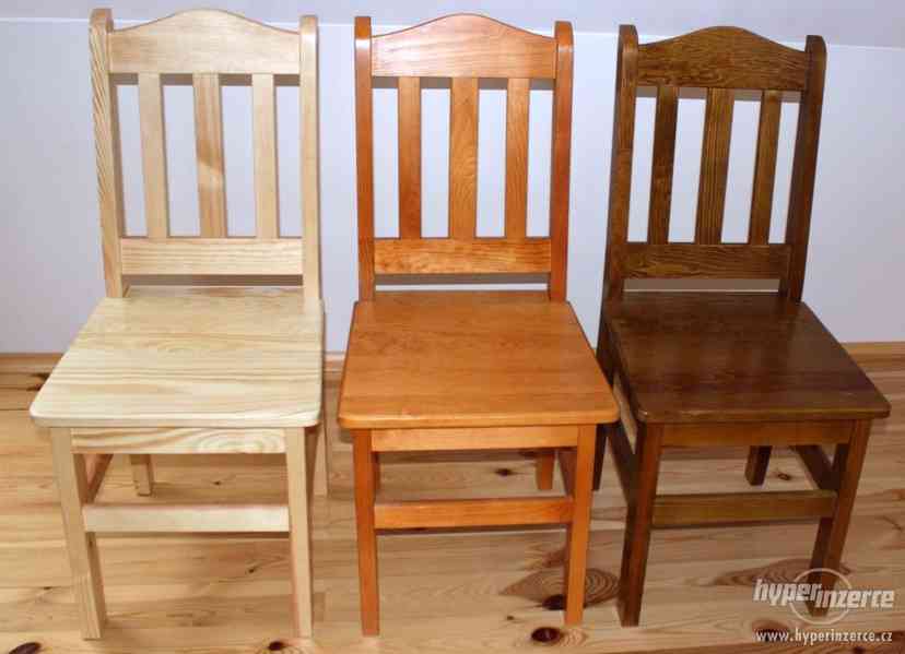 Nové Levné čepované dřevěné židle do hospody - foto 1