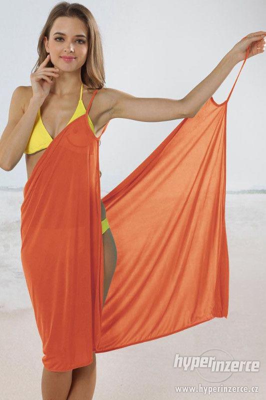 plážové zavinovací šaty - nové, záruka - foto 1