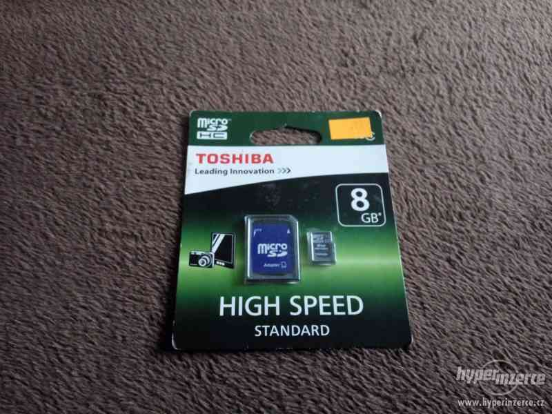 Paměťová karta Toshiba micro SDHC 8GB - foto 1