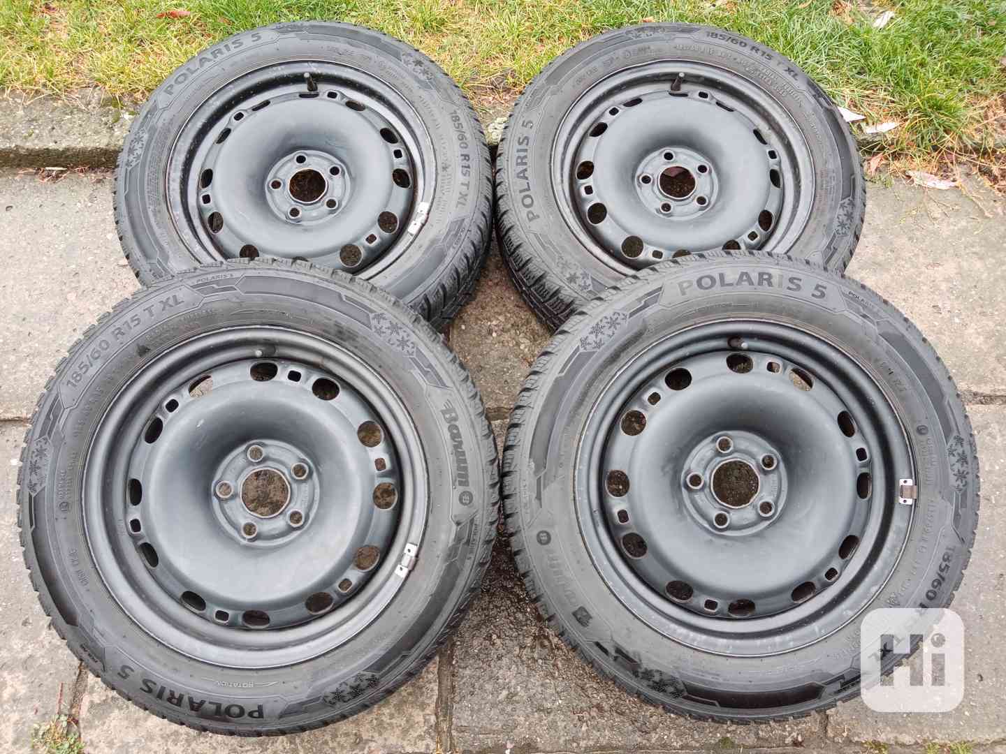 Zimní kola 15ky 5x100 pneu 85% Škoda Vw Seat Audi - dobírka - foto 1