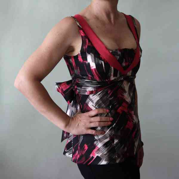 Hedvábný top Ted Baker - 100% silk vel.XS - foto 4
