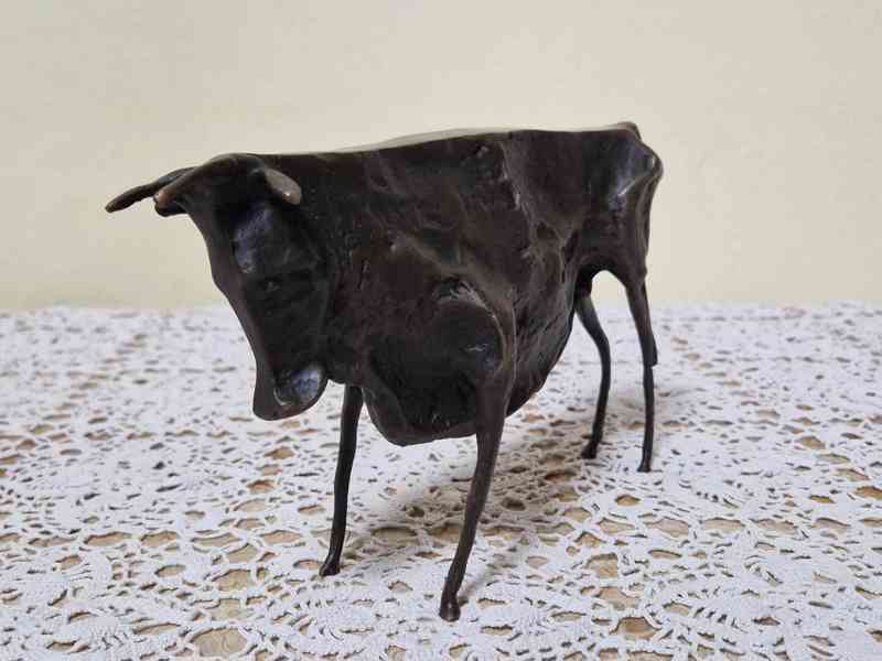 Bronzová Soška Býk Kubismus Picasso - foto 2