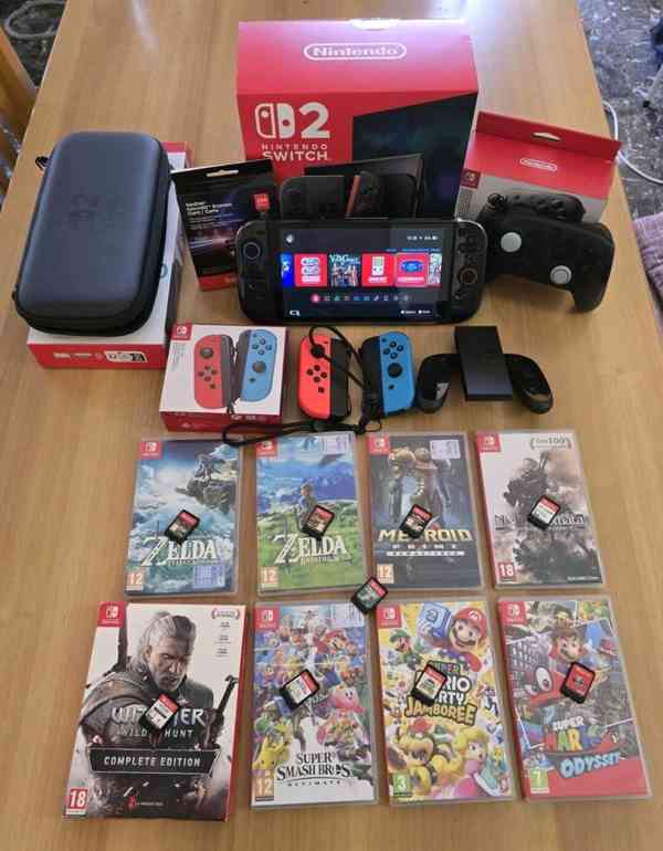 Nintendo Switch 2 - 256GB SD karta - Pouzdro - Pro Controlle - foto 10