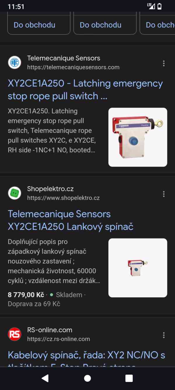 Telemecanique  XY2CE1A250 Lankový spínač - foto 5