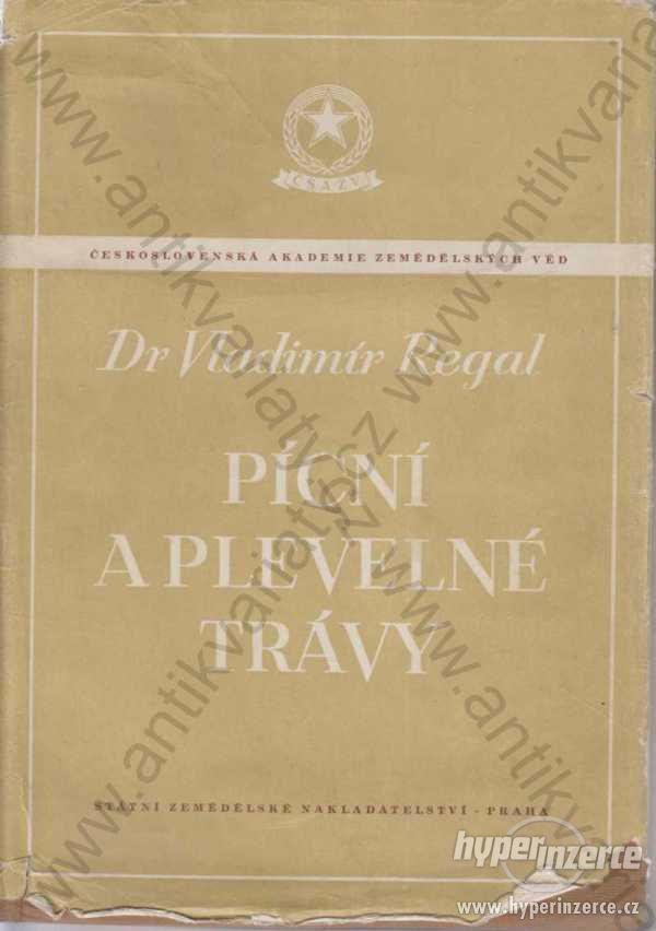 Pícní a plevelné trávy Dr. Vladimír Regal 1953 - foto 1