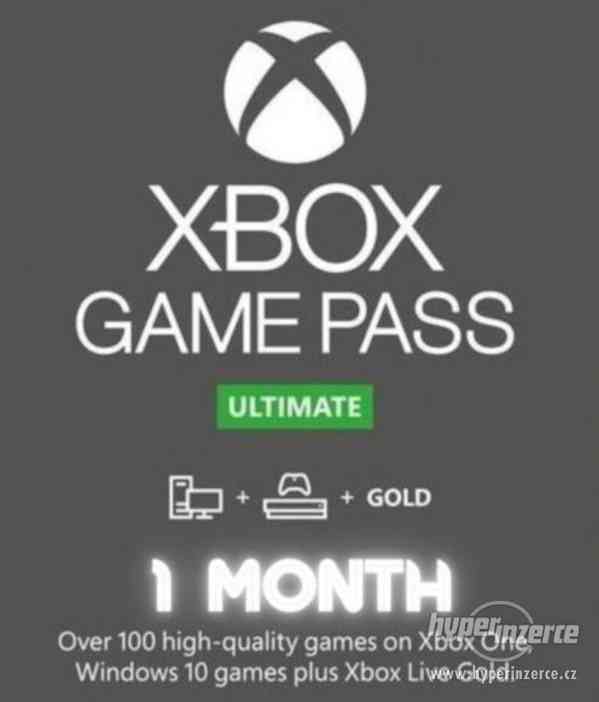 Xbox GamePass Ultimate + Live Gold na 1 měsíc