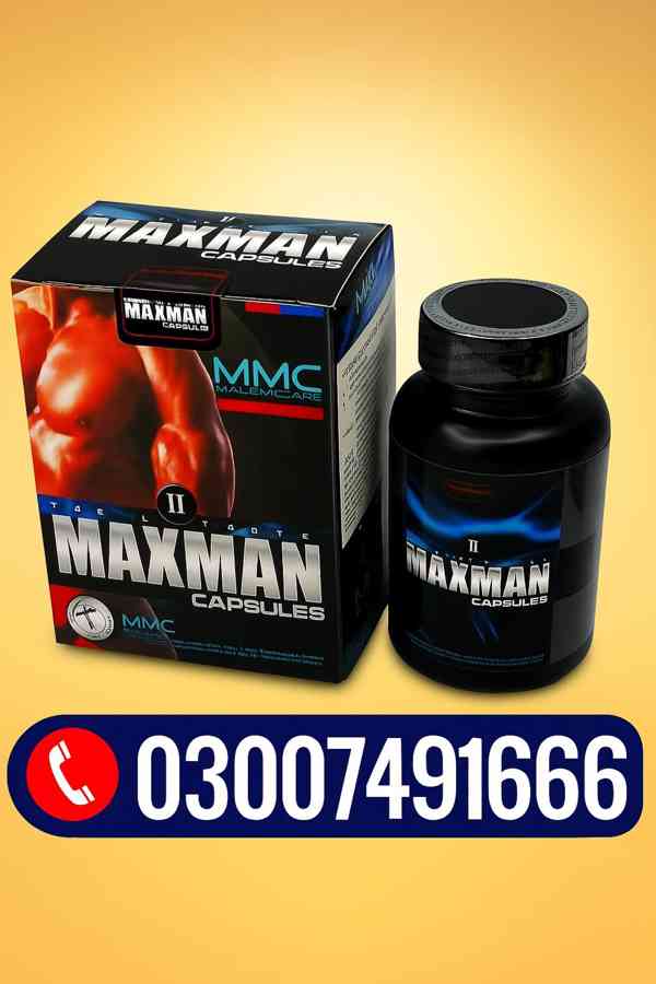 Maxman Capsules Price In Pakistan 03007491666