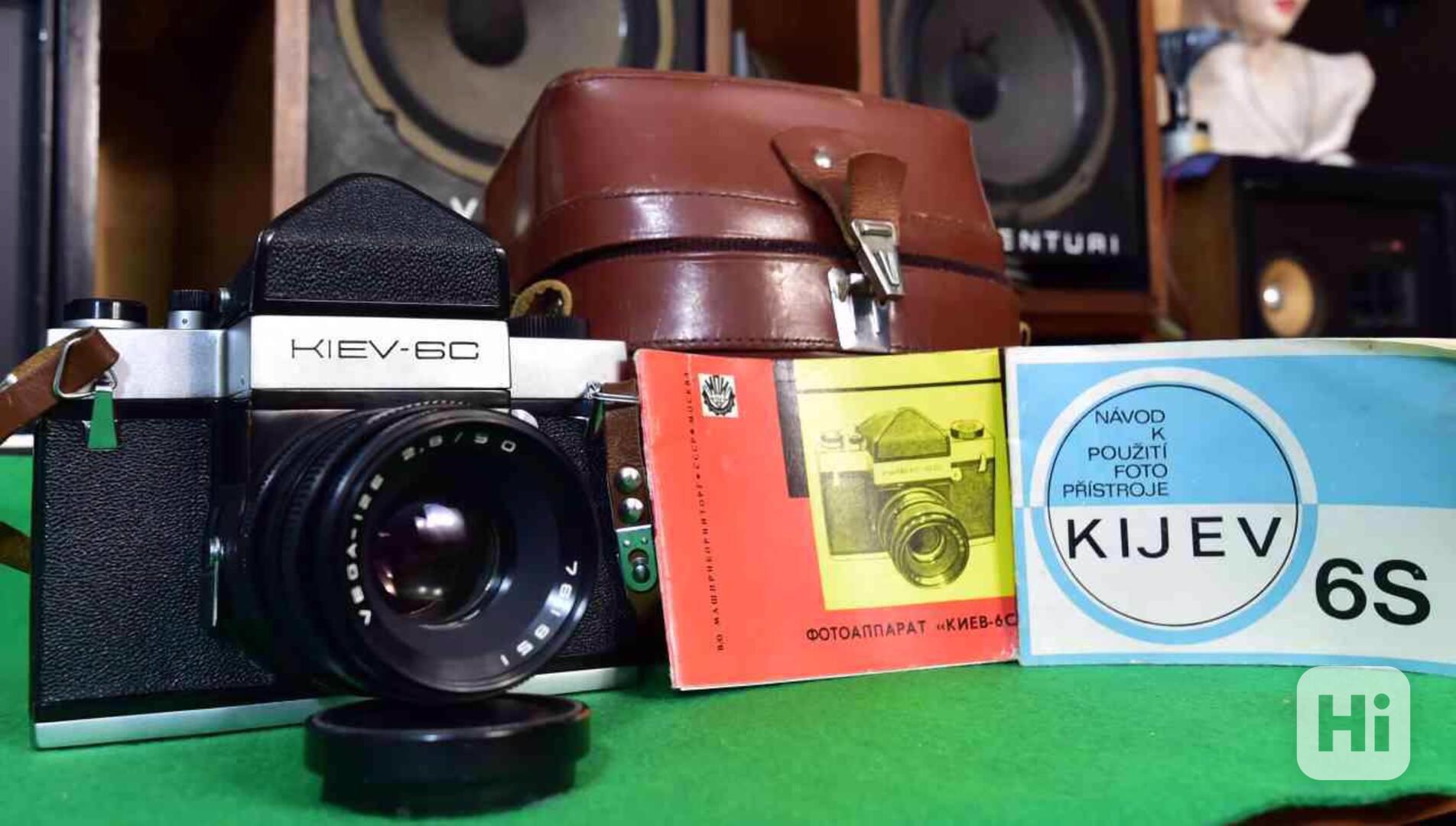 KIEV 6C fotoaparát + objektiv VEGA 12B + kožené pouzdro - foto 1