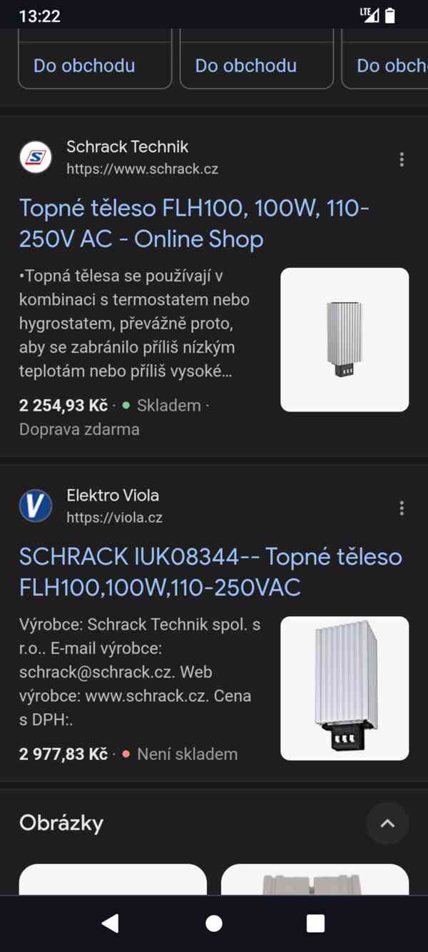 Topné těleso FLH100, SCHRACK IUK08344 100W, 110-250V AC Napá - foto 4