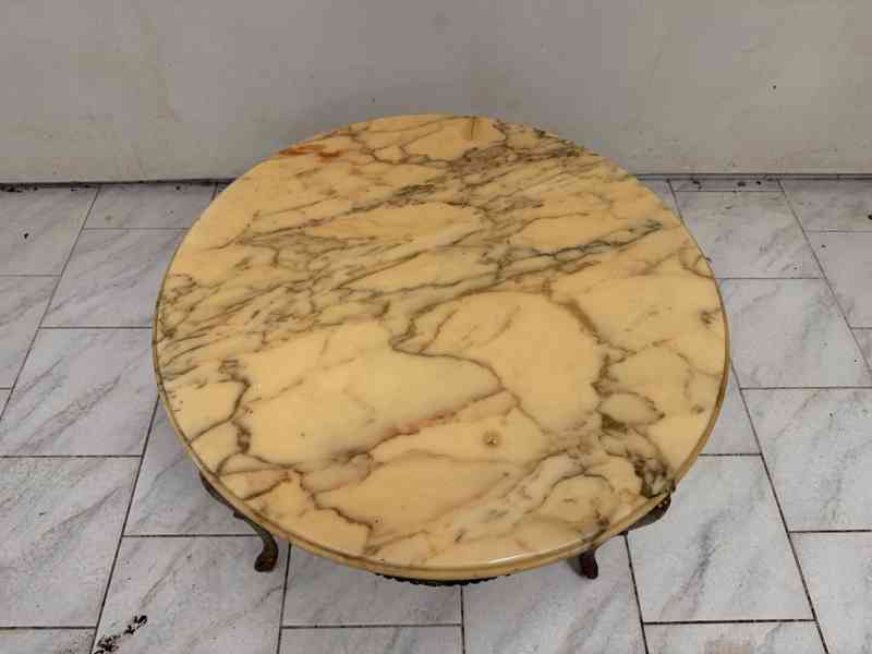 Starožitný mosazný stůl  - foto 5