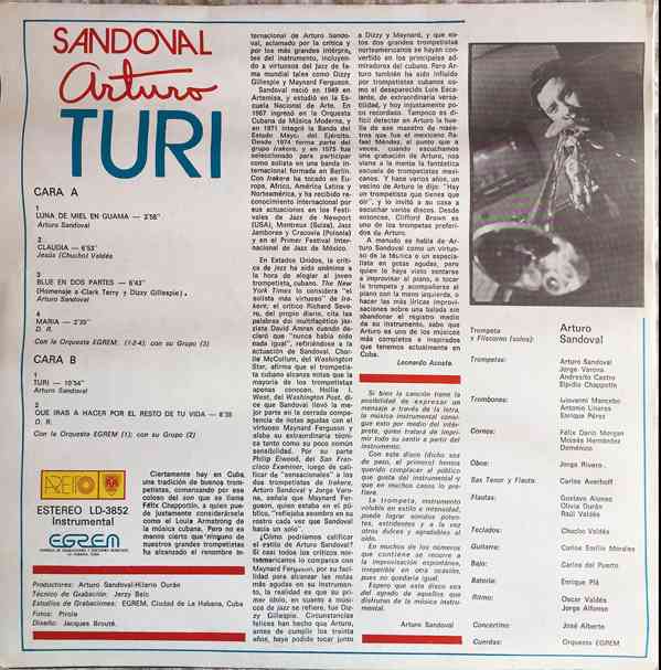 Arturo Sandoval - Turi- 1981 - foto 2