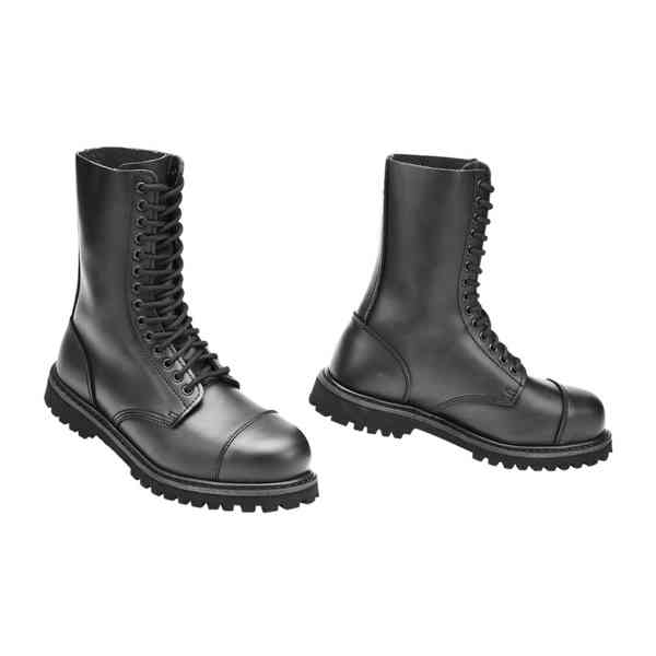 Boty Brandit Phantom Boots 14-dírkové - černé - foto 4