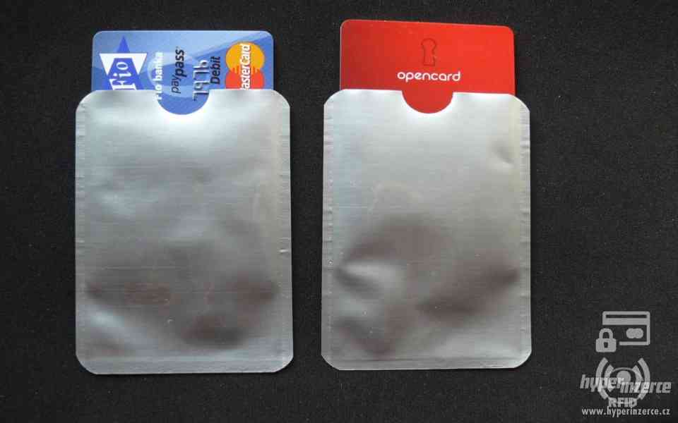 Bezpečnostní obal na RFID platební a čipové karty - foto 1