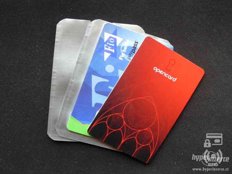 Bezpečnostní obal na RFID platební a čipové karty - foto 2